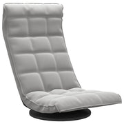 Sedia da Pavimento Girevole Grigio Chiaro in Velluto CFW3226288