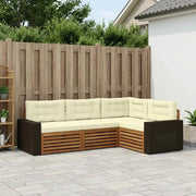 Set di divani da esterno 4 pcs