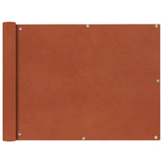 Schermo per balcone schermo per la privacy tessuto Oxford 90 x 600 cm marrone ocra 02_0010180