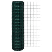 Recinzione Europea in Acciaio 10 x 1,5 m Verde 140575