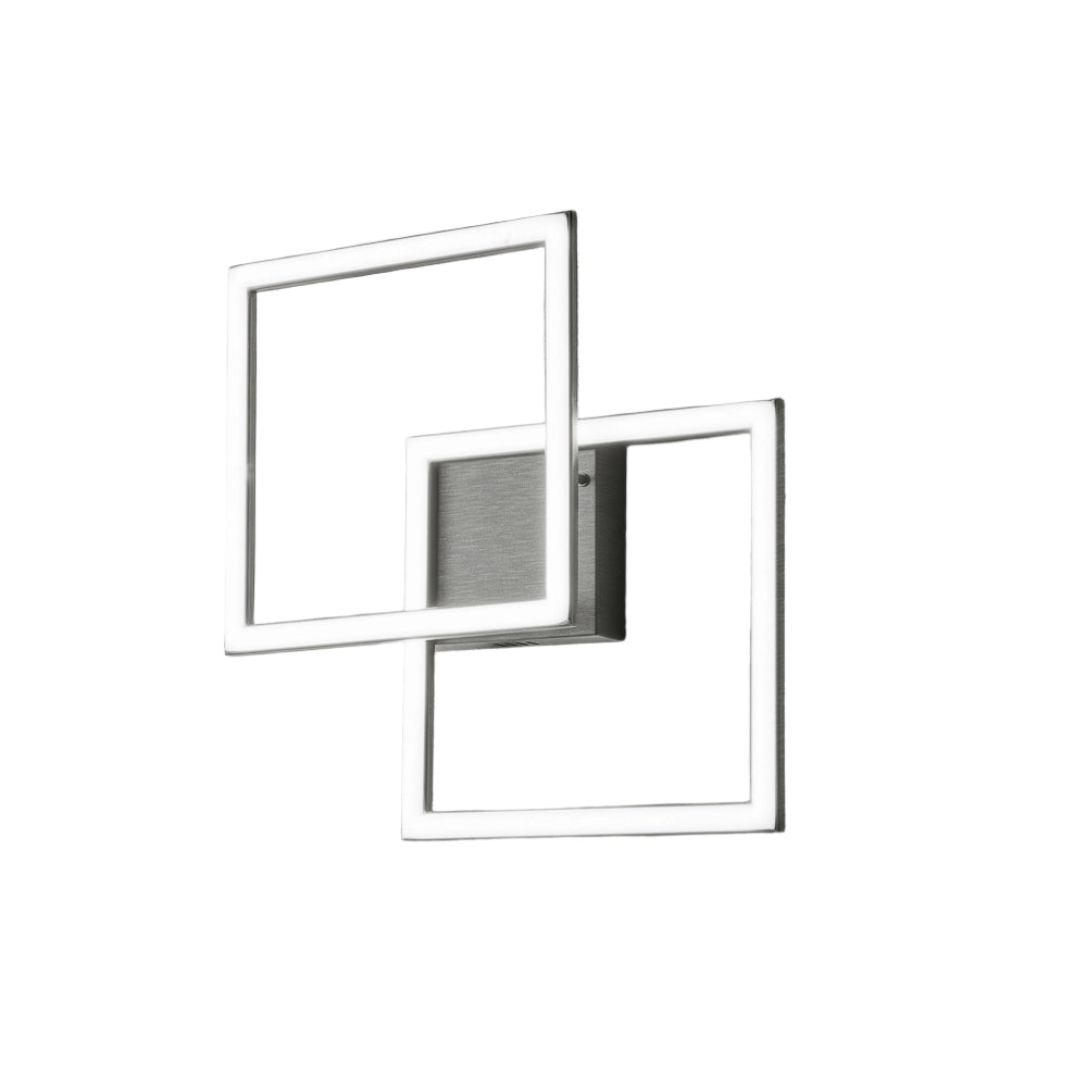 Lampada a soffitto AFRODITE P/P 28W 1400lm 3000K dimmerabile taglio fase - Titanio - Struttura in alluminio e diffusore in silicone opale