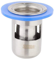 Douchegoot RVS Dikker - Douchegoot con Piedini in Acciaio Inox - Fusto di Scarico per Doccia - Douchegoot con Griglia - Douchegoot Nero - Adatto per la Stanza da Bagno