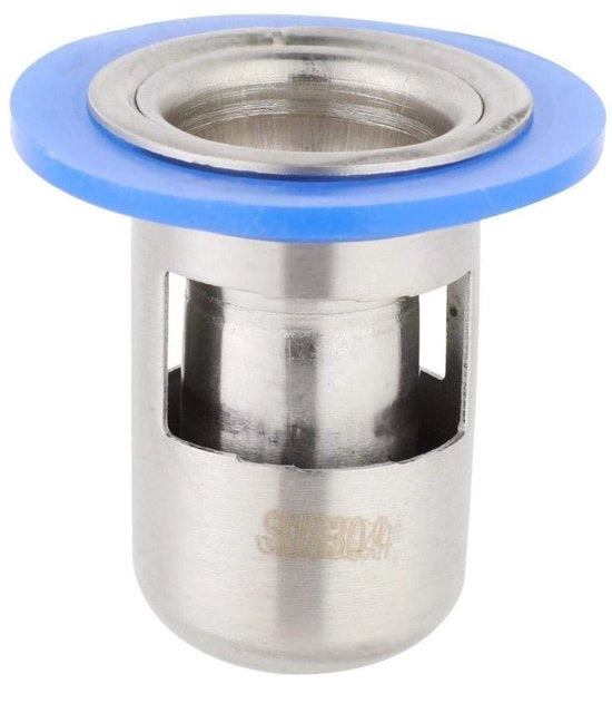 Douchegoot RVS Dikker - Douchegoot con Piedini in Acciaio Inox - Fusto di Scarico per Doccia - Douchegoot con Griglia - Douchegoot Nero - Adatto per la Stanza da Bagno