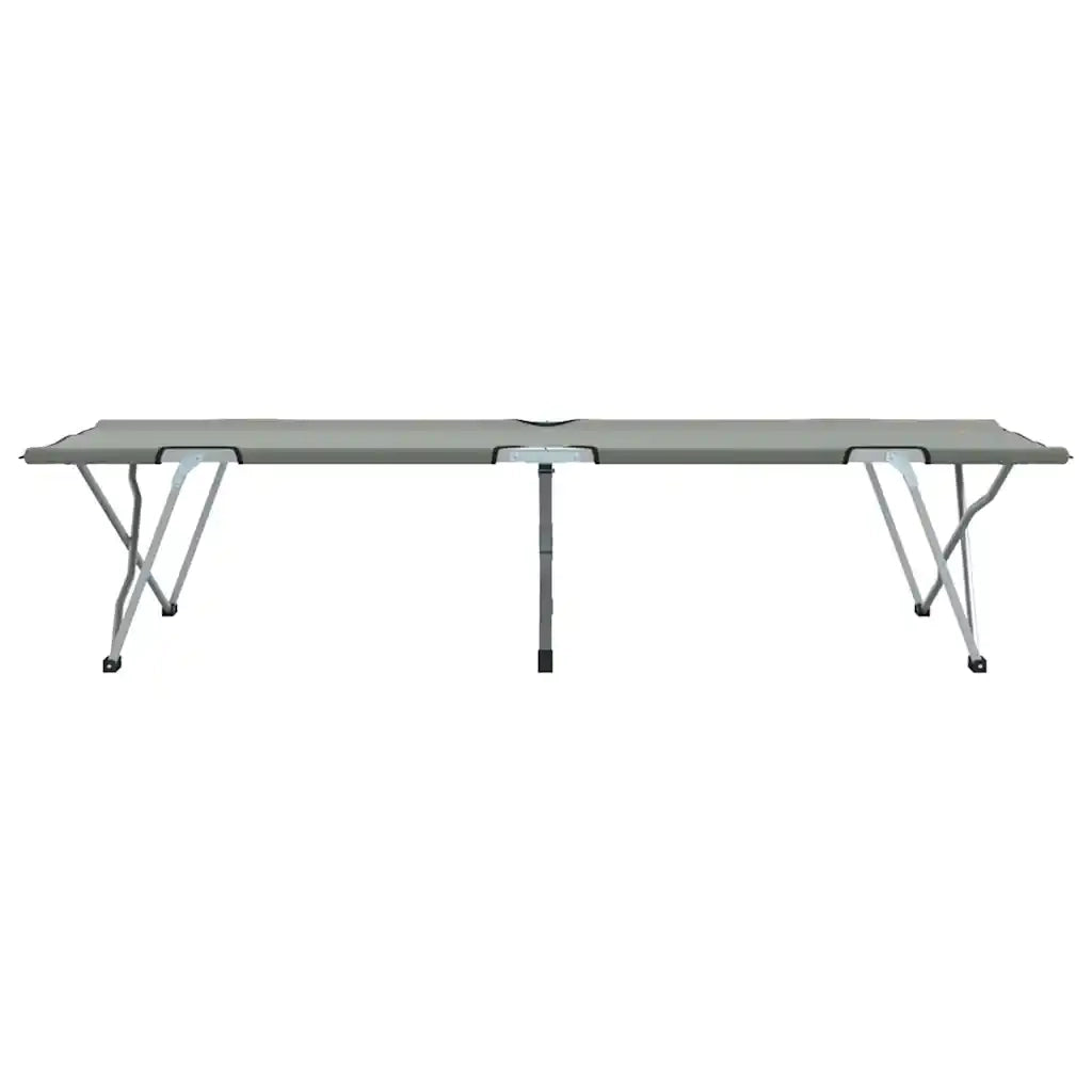 Letto da campeggio pieghevole 2 pz Grigio 194 x 62,5 x 42,5 cm CFW3633720