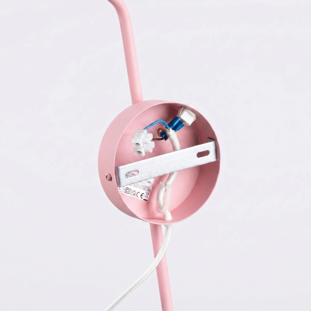 Applique NOX 1 rosa con interruttore