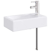 Lavabo da bagno Cromato 45,5 x 25,5 x 13 cm Metallo