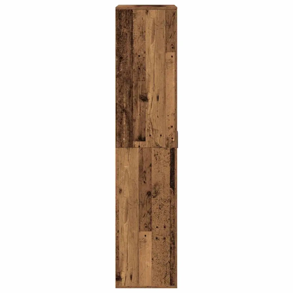 Credenza-Buffet-Armadio da cucina Legno vecchio 80 x 39 x 178 cm Legno multistrato