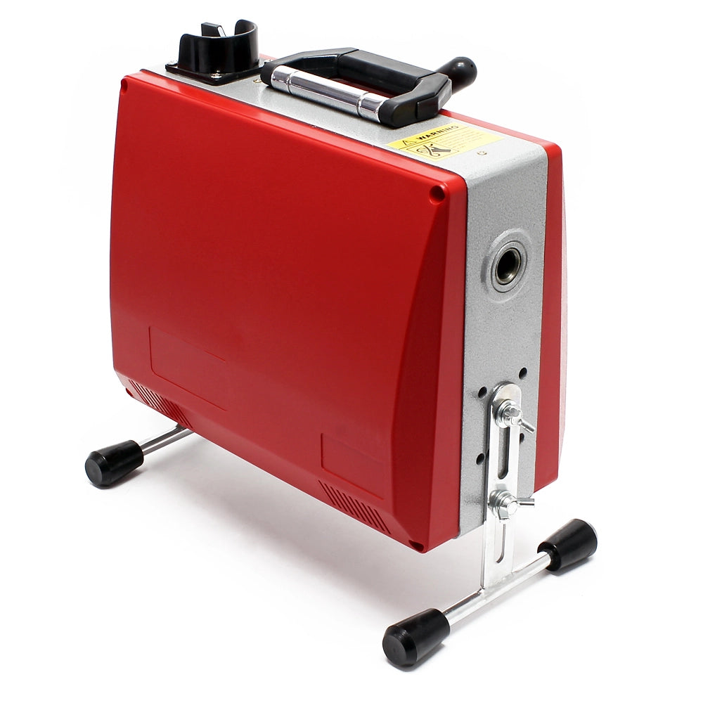 Macchina professionale per la pulizia dei tubi 390W 400 giri/min. Con 6 spirali Ø 16mm e accessori