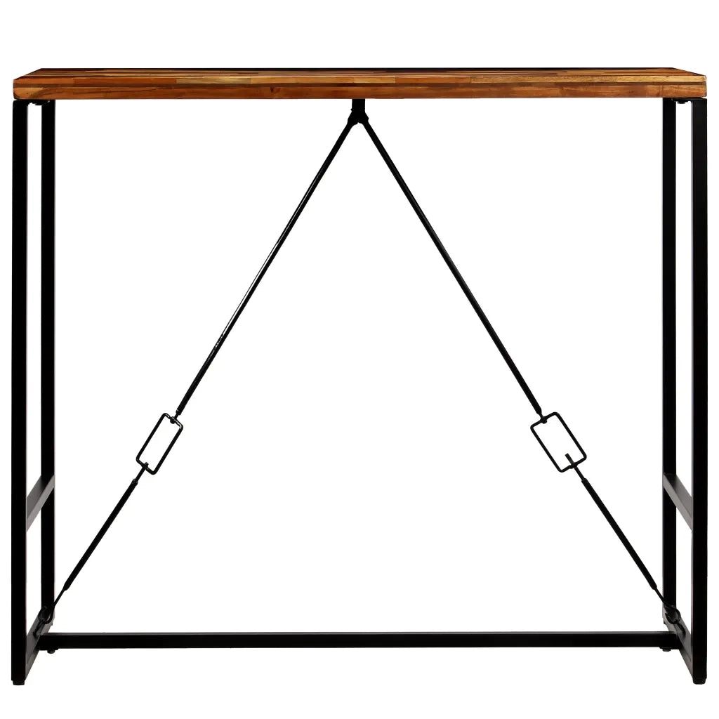 Tavolino da Bar in Legno Massello di Recupero 120x60x106cm cod mxl 12781