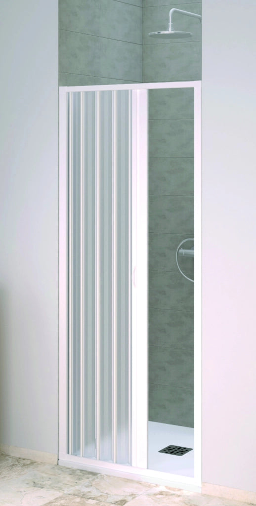 BOX DOCCIA A SOFFIETTO POINT acrilico cm. 90-110 x 185 h