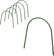 Set di 6 tunnel per serre - 31x33 cm - flessibile e resistente all'usura - verde