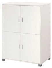 KIT MOBILE ARMADIO 4 RIPIANI H162 L107 P41 FINITURA BIANCO FIAMMATO SARMOG 734k
