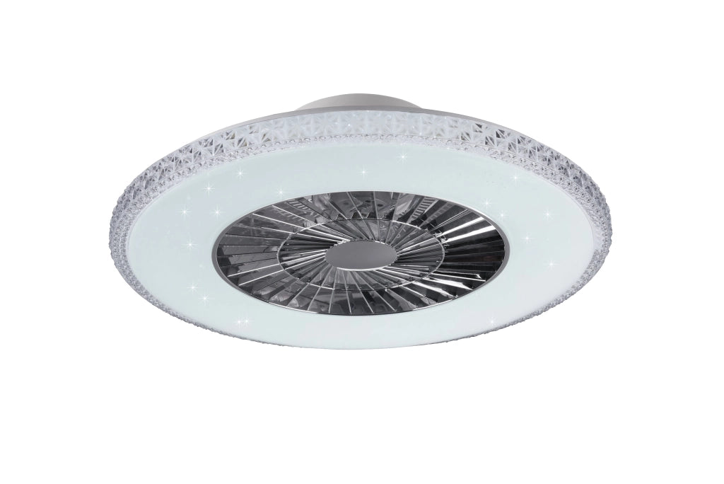Plafoniera Ventilatore da Interno a led in Plastica