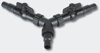 Distributore a Y 20/25mm per tubo da laghetto (3/4"/1") valvola di regolazione 4216415