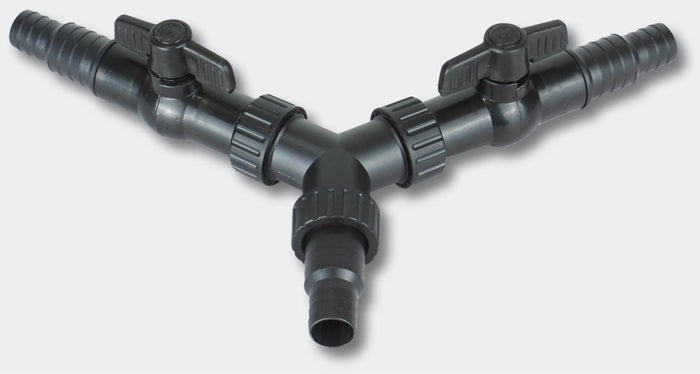 Distributore a Y 20/25mm per tubo da laghetto (3/4"/1") valvola di regolazione 4216415