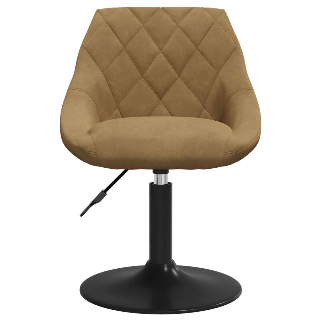 Sedie da Pranzo Girevoli 2 pcs Marrone 46 x 44 x 77,5 cm 335325