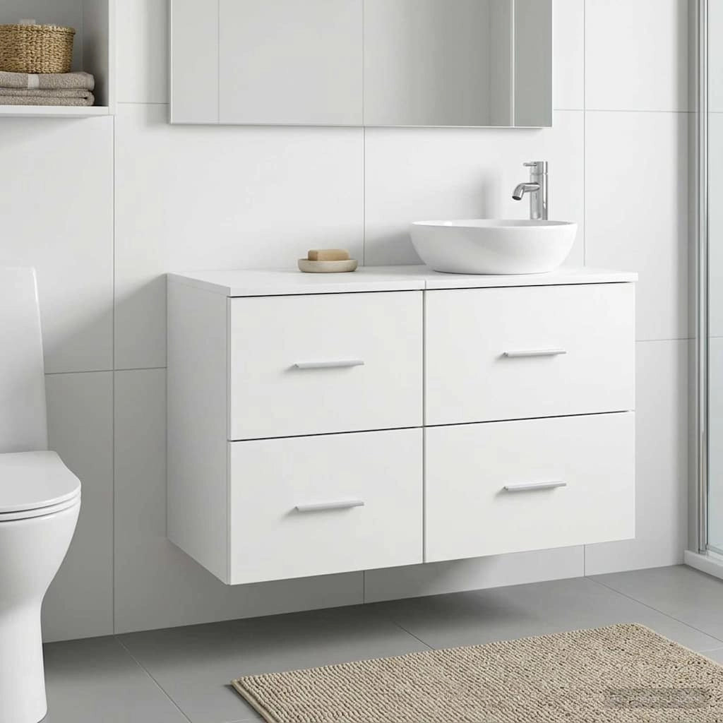Armadio Bagno In-between Bianco 30 x 44,5 x 50 cm 890374