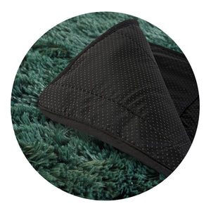 AIO FACTORY 80x120 cm TAPPETO PELOSO ANTISCIVOLO Tappeto morbido verde