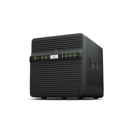 Nas tower synology ds423 4xhdd nohdd 3.5/2.5 sata 1p 1gbe 2gb ram cpu 4c 1.7 ghz realtek rtd1619b