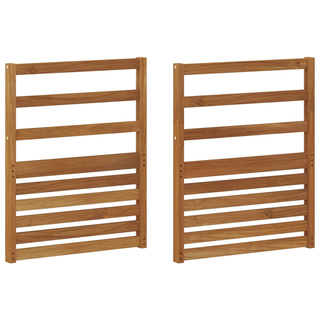 Braccioli 2 pcs Marrone 59 x 4 x 73 cm Legno multistrato 900517