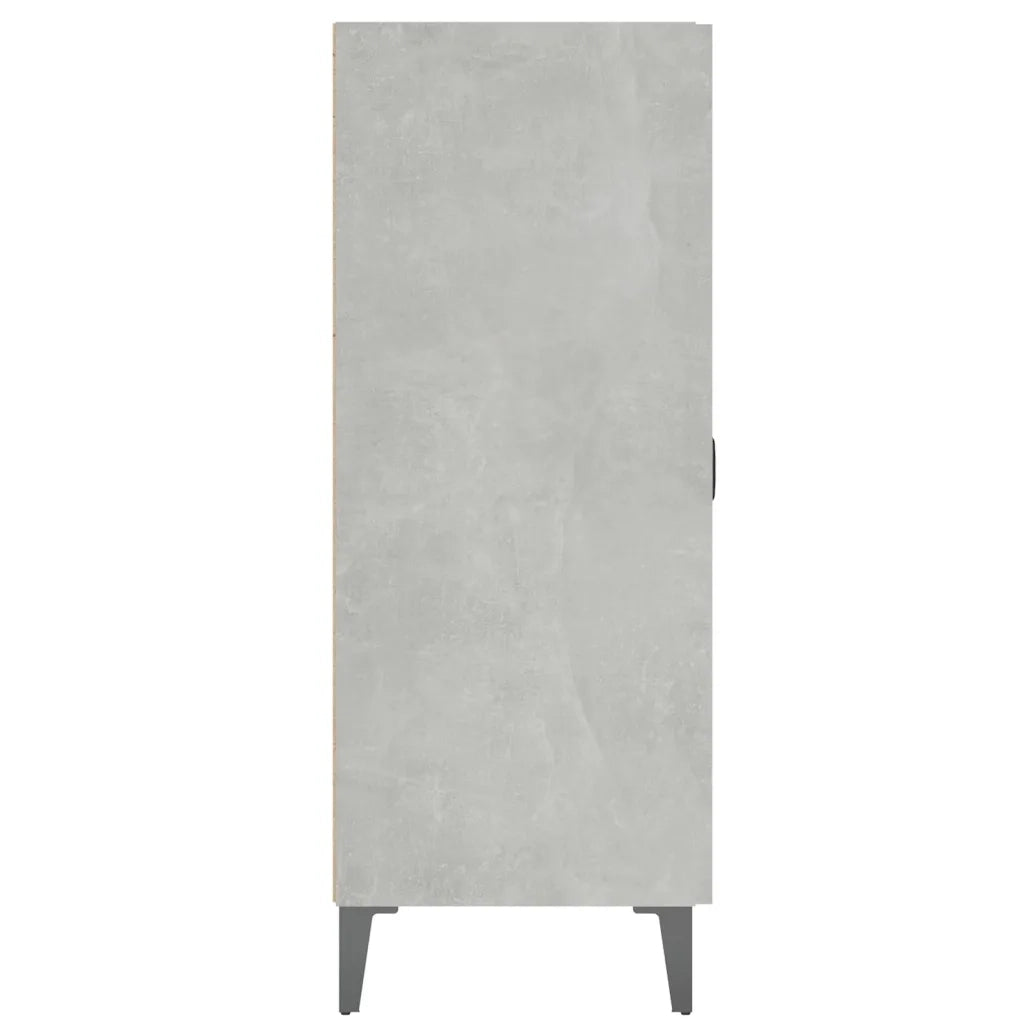 Credenza Grigio Cemento 69,5x34x90 cm in Legno Multistrato cod mxl 21050