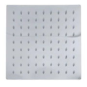 Trade Shop - Soffione Doccia Quadrato 20 X 20 Cm Ugelli Fori Bagno Miscelatore 69122 Moderno -