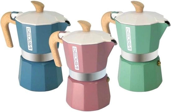 Moka a color 3 tazze - Macchina per caffè - 3 colori