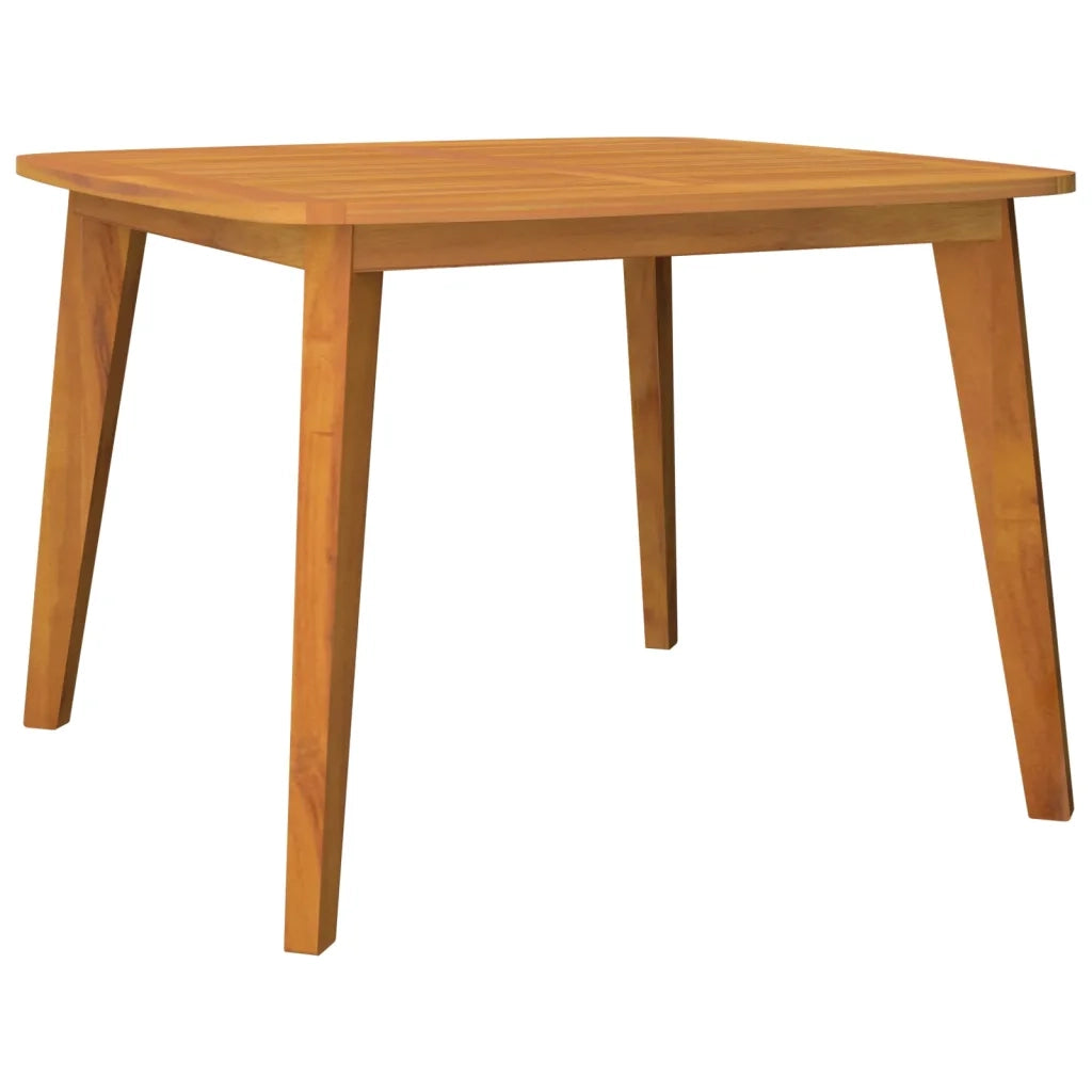 Tavolo da Giardino 110x110x75 cm Legno Massello Di Acacia 310302