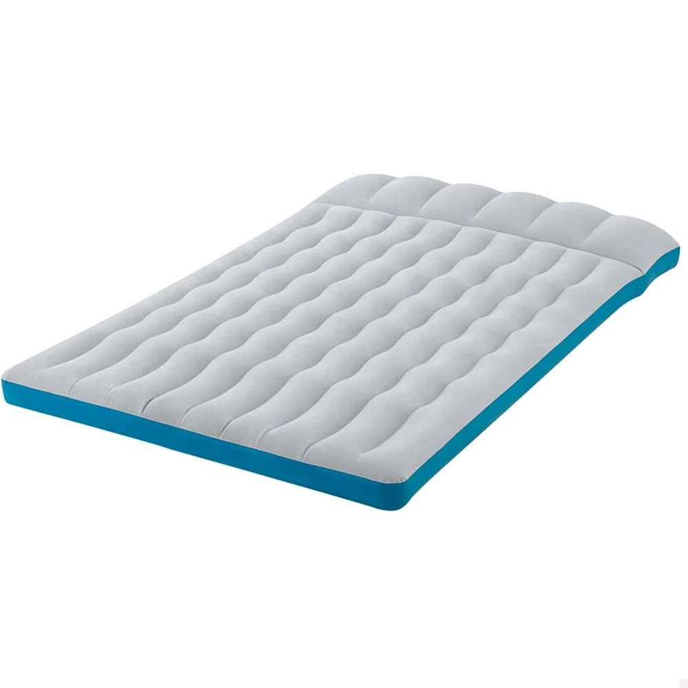 Trade Shop - Materasso Gonfiabile Matrimoniale Camping Laminato 193x127x24cm Campeggio 67999 -