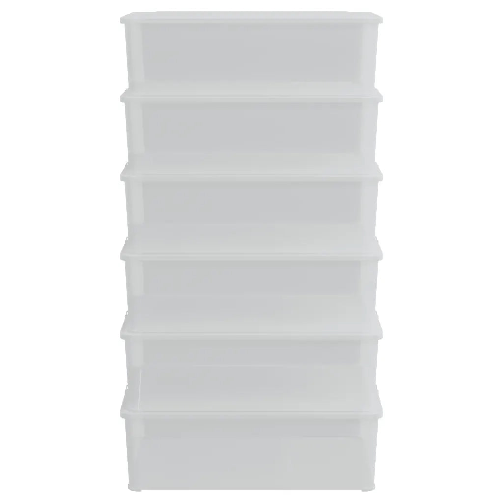 Contenitori in Plastica 6 pz 25 L Impilabili 3189188