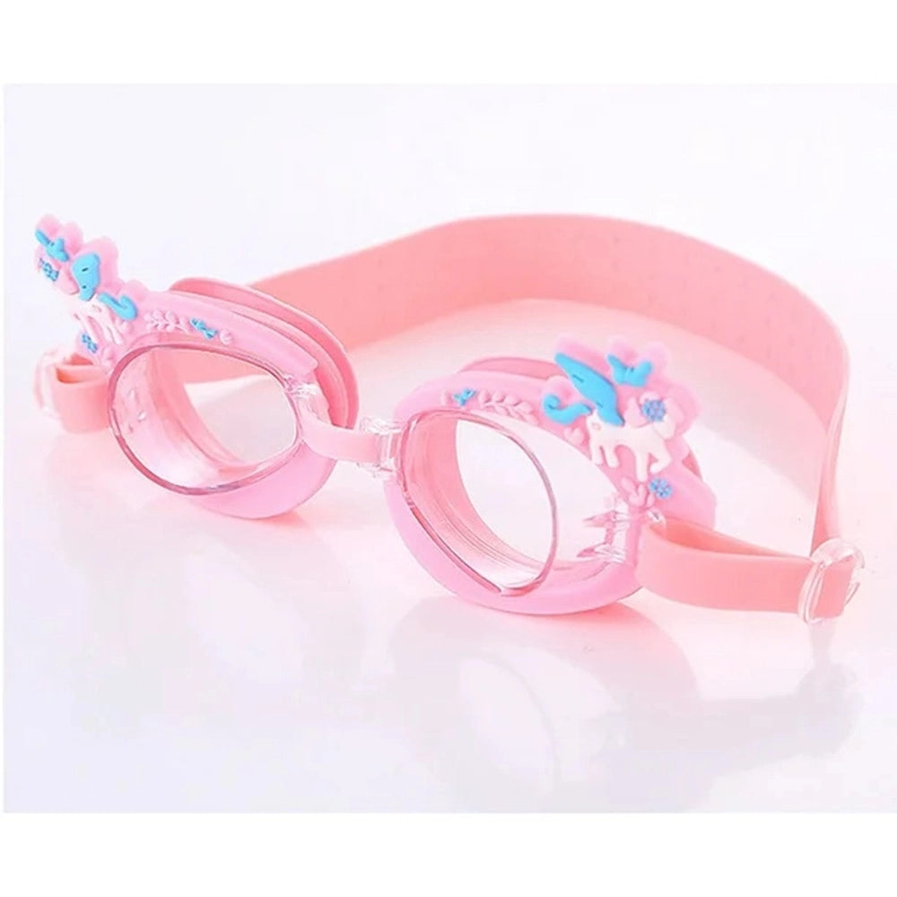 Trade Shop - Occhialini Da Nuoto Unicorno Per Bambini Dai 7+ Anni Antiappannamento Uv 16x6cm 618447 -