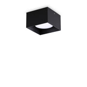 Plafoniera Contemporanea Spike Alluminio Nero 1 Luce Gx53 15W 3000K Ip20
