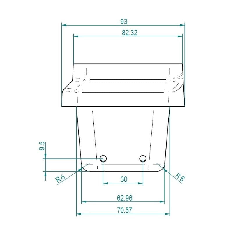 Braciere in ghisa per Stufa a Pellet 113mm x 93mm H: 81mm Bocca: 95x82mm - GHISA di 6,5mm 14809010