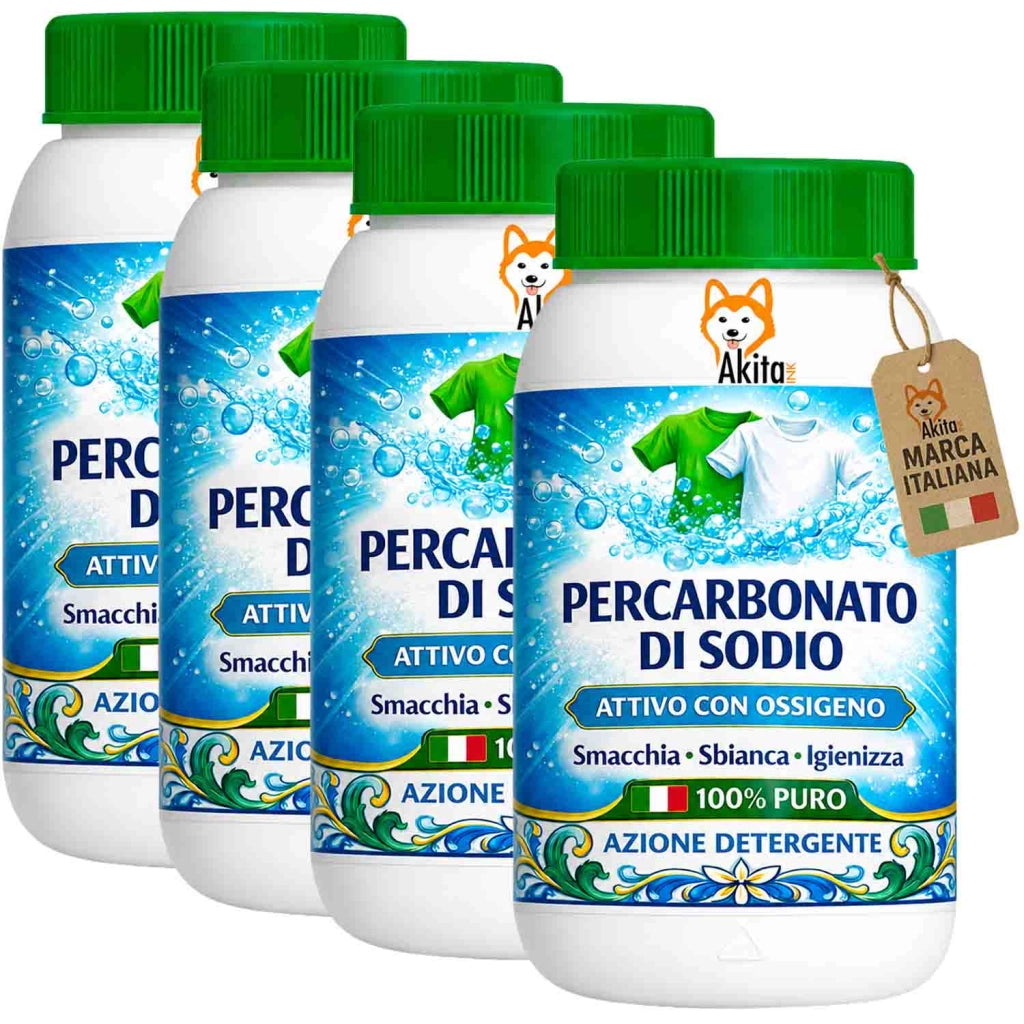 Akitaink Percarbonato di Sodio 4kg Ecologico e Sbiancante