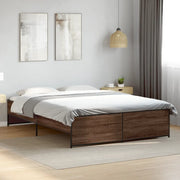 Giroletto Rovere Marrone 150x200cm in Legno Multistrato Metallo 3279886