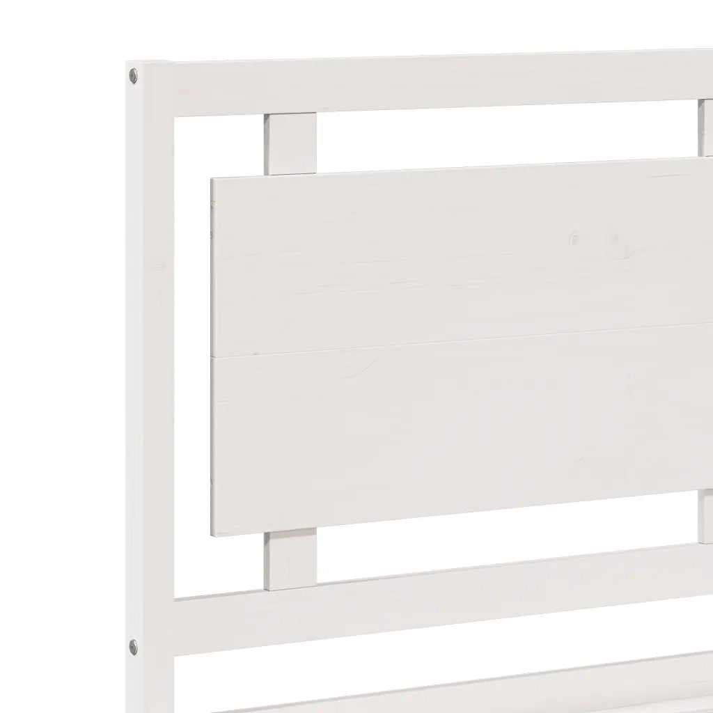 Giroletto Extra Lungo senza Materasso Bianco 200x220cm Massello