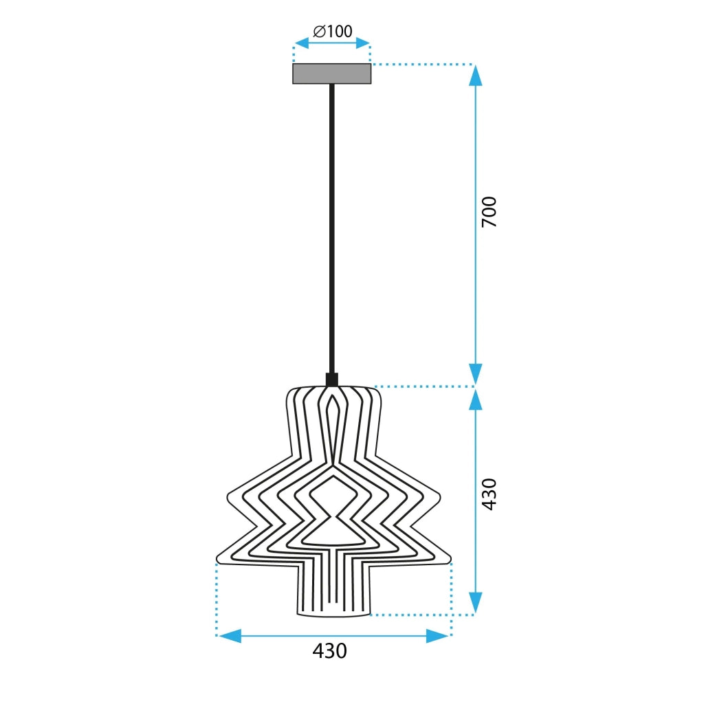 Lampada Da Soffitto APP1458-1CP