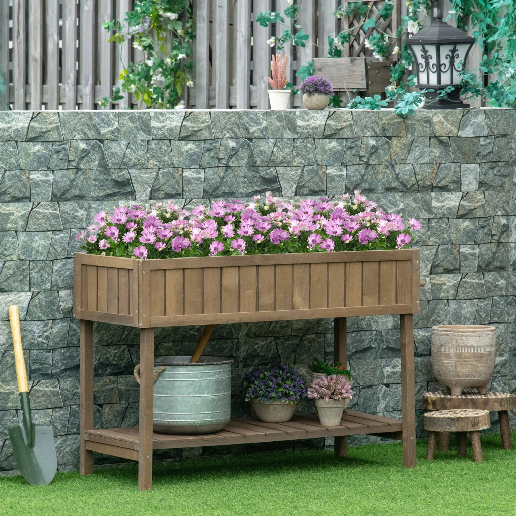 Fioriera da Giardino con Ripiani ¨C zephmum ¨C Legno di Pino 110x46x76 cm