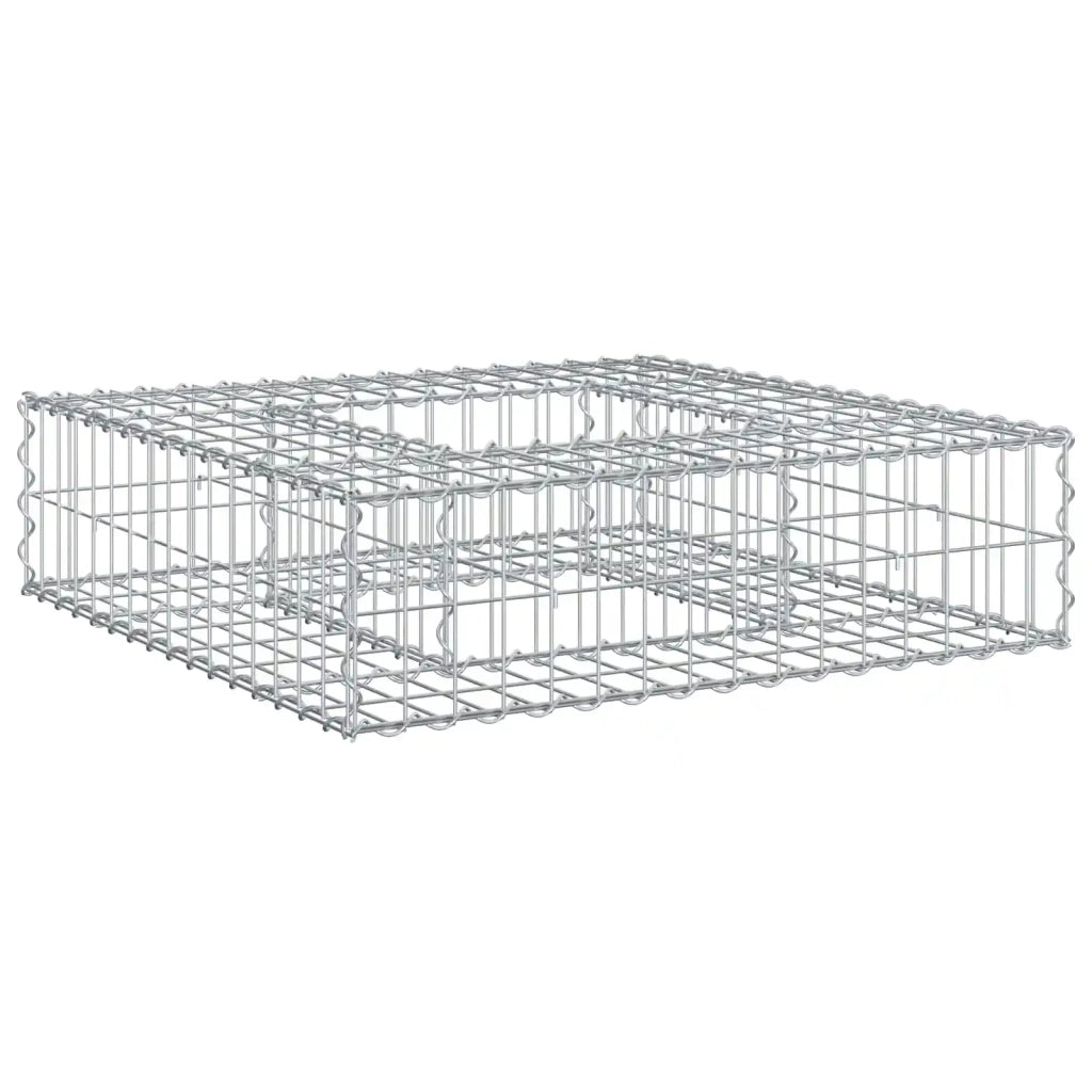Letto rialzato in gabbione Argento 42033315