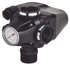 Pressostato per autoclave con manometro  PSW  PM5-3W