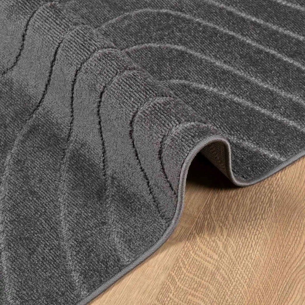 Tappeti per area PALMERAS Antracite 240 x 240 cm Poliestere
