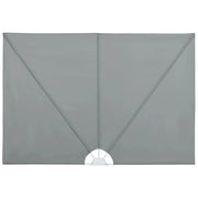Tenda da sole laterale retrattile/schermo privacy per patio giardino terrazza balcone 300 x 200 cm grigio 02_0007074