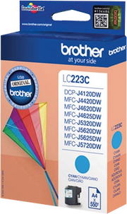 Brother LC223C cartuccia d'inchiostro 1 pz Originale Ciano