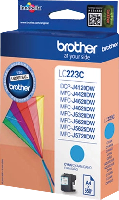 Brother LC223C cartuccia d'inchiostro 1 pz Originale Ciano