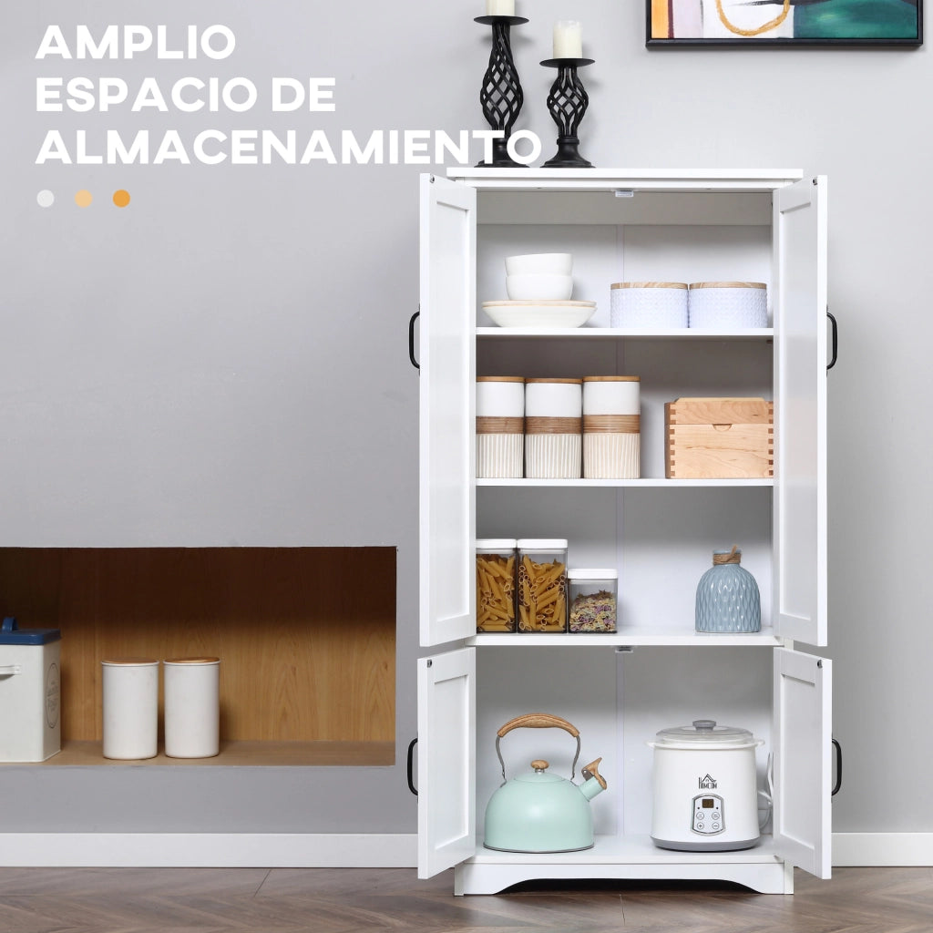 Armadio da Cucina ¨C zephmum ¨C Bianco 60x30x123 cm