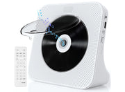 Lettore CD Portatile e Desktop con Altoparlanti Bluetooth Radio FM Protezione Anti-Salto e Copertura Antipolvere con Display LCD