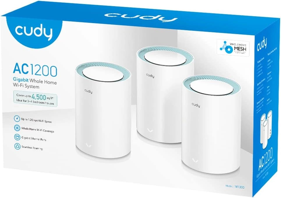 CUDY M1200(3-PACK) - AC1200 WI-FIMESH SOLUTION
