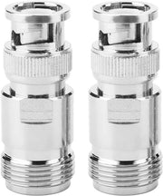 Adattatore BNC su N - 2 pezzi - Connessione RF - Adattatore coaxiale - Convertitore di prova