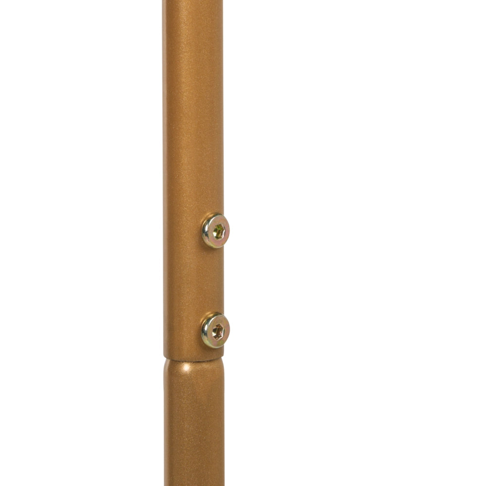 Appendiabiti in acciaio nero da 174 cm indipendente con struttura in metallo stile industriale moderno oro