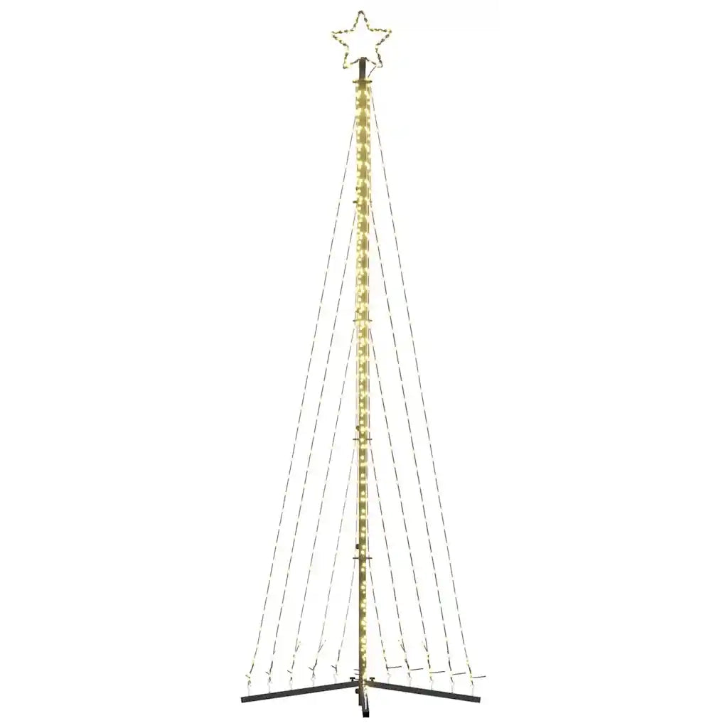 Albero di Natale a LED 495 LED Bianco Caldo 300,5 cm